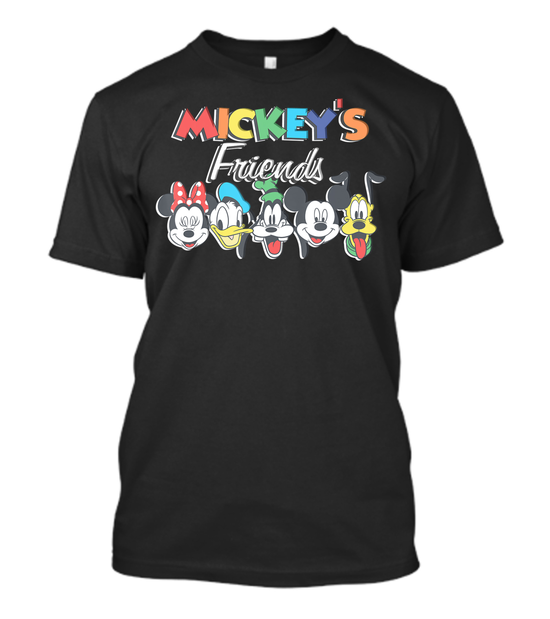 Mickey's Friends Disney Mickeys Friends Rainbow T-Shirt