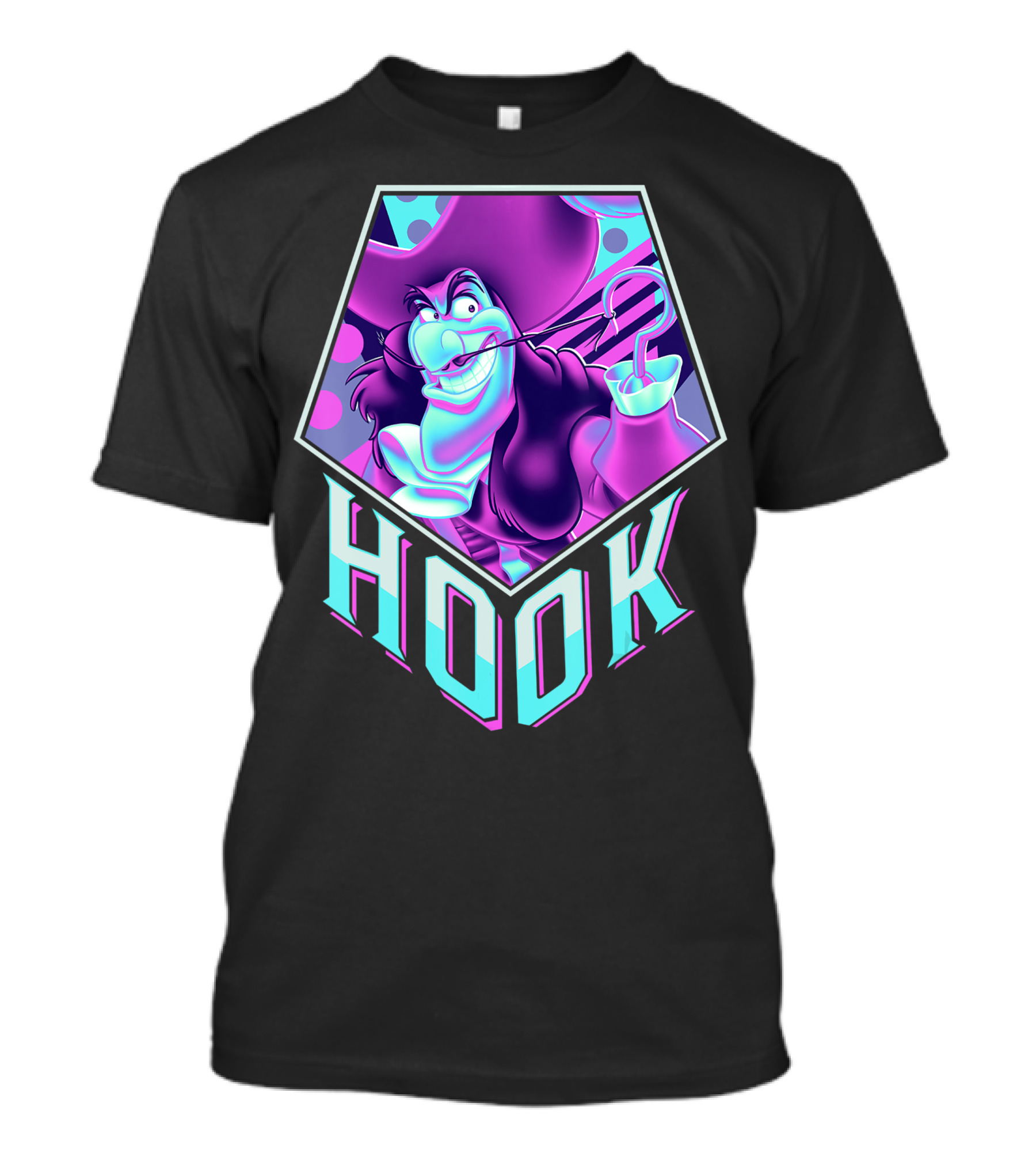 Disney Peter Pan Captain Hook Neon Pop T-Shirt