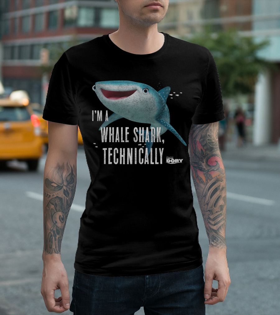 Disney Pixar Finding Dory I'm a Whale Shark Technically T-Shirt
