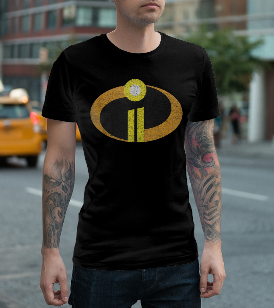 Disney Pixar Incredibles 2 Logo Oval T-Shirt