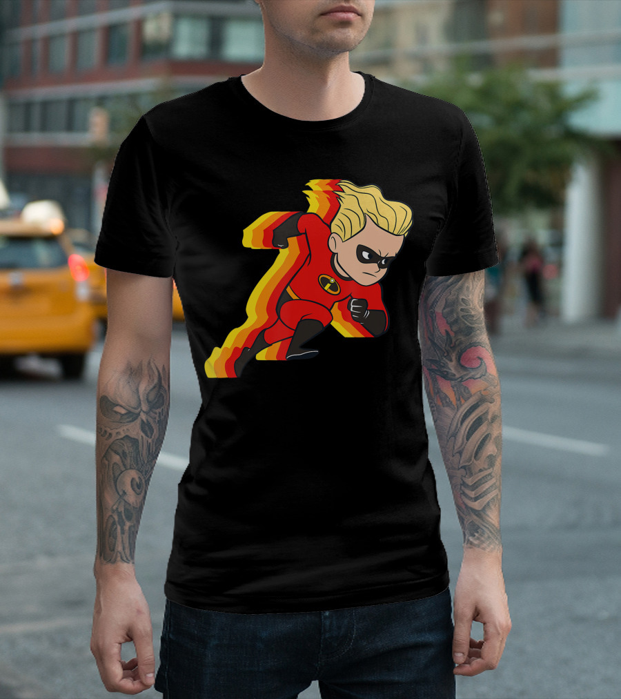 Disney Pixar Incredibles Dash Parr Speed Run T-Shirt