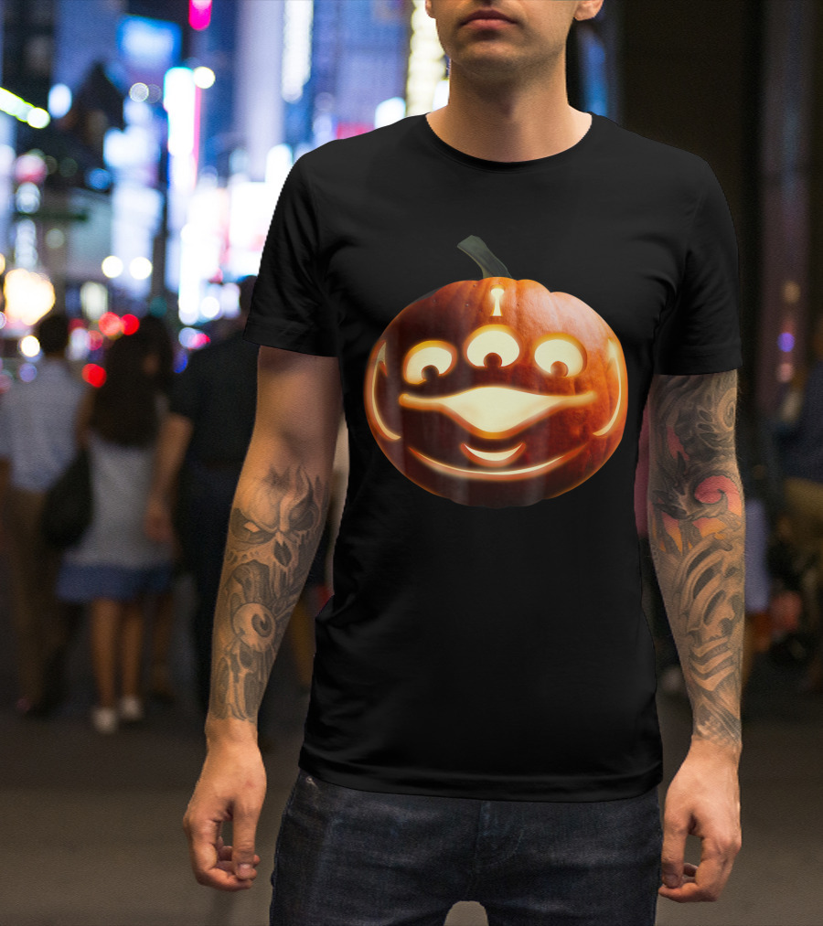 Disney Pixar Toy Story Alien Face Pumpkin Carving T-Shirt