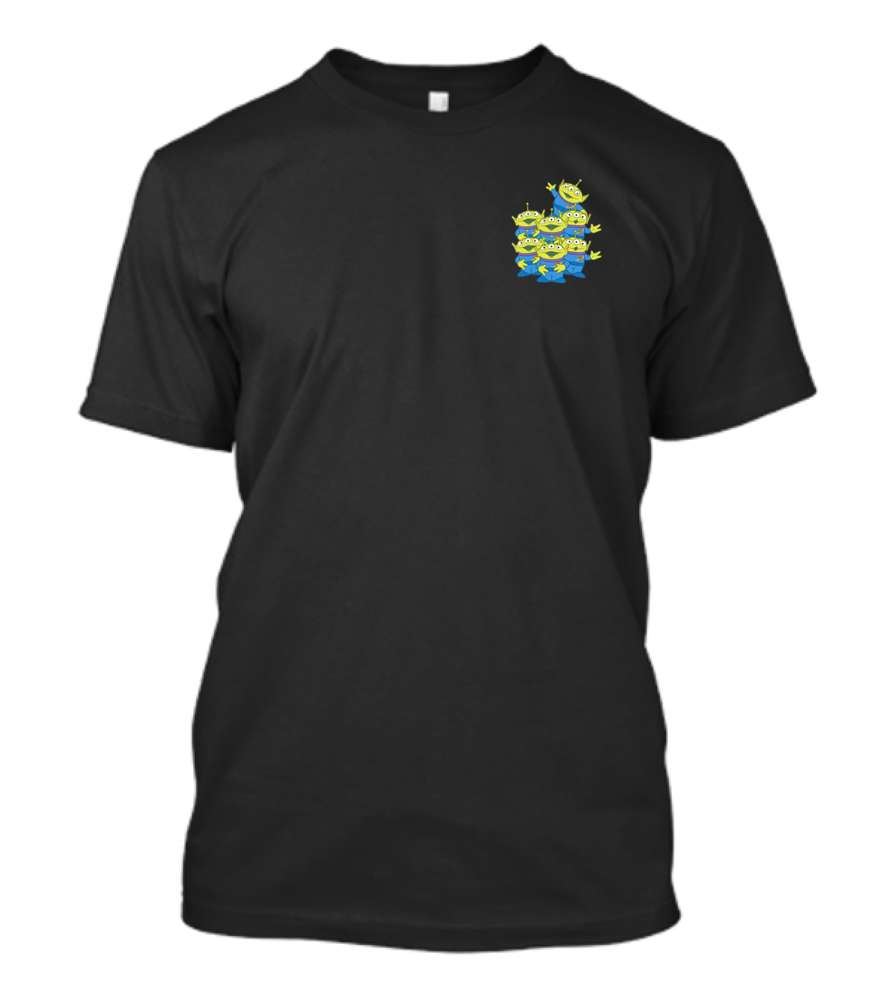 Disney Pixar Toy Story Alien Group Left Chest T-Shirt