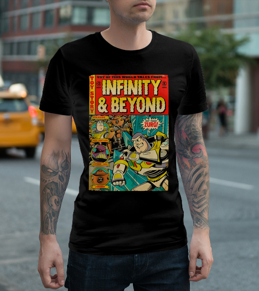 Toy Story Comic Starring Buzz Lightyear Featuring Emperor Zurg Issue 2 November 1999 Infinity And Beyond T-Shirt