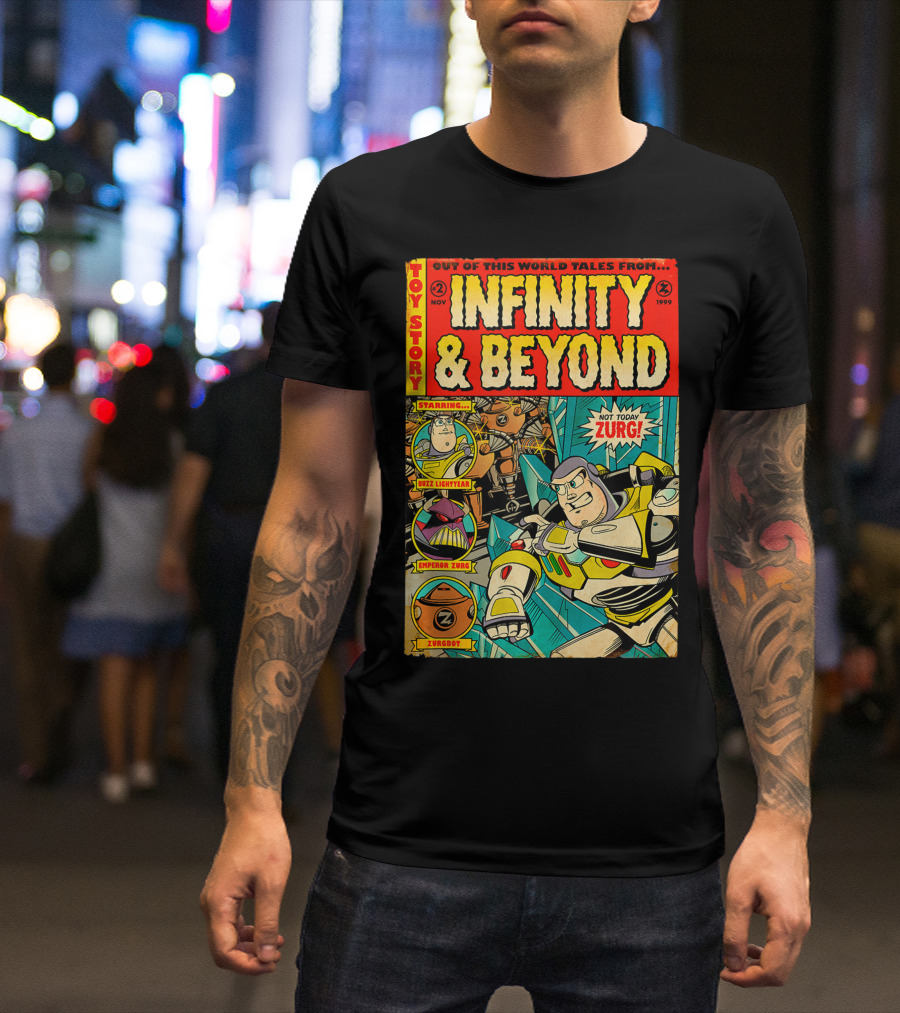 Toy Story Comic Starring Buzz Lightyear Featuring Emperor Zurg Issue 2 November 1999 Infinity And Beyond T-Shirt