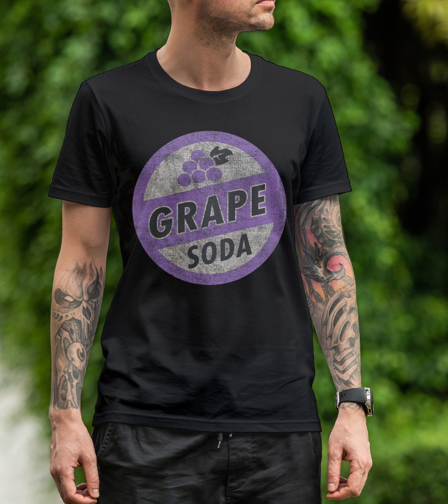 Grape Soda Badge Disney Pixar Up Movie Iconic Bottle Cap Pin T-Shirt