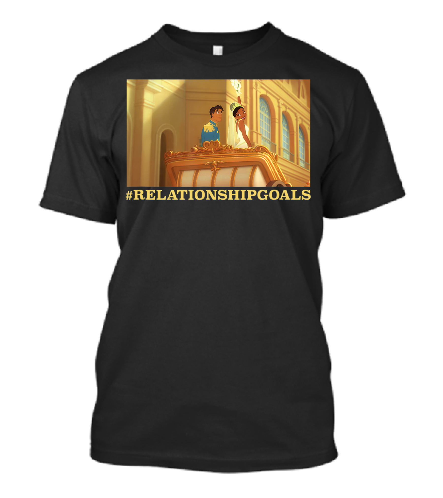 Disney Tiana And Prince Naveen #RelationshipGoals T-Shirt