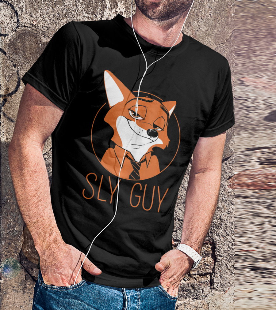 Sly Guy Disney Zootopia Nick Wilde Fox T-Shirt