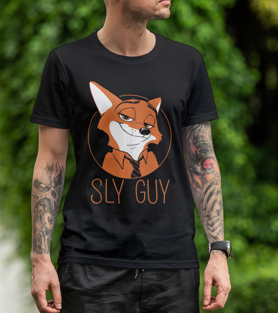 Sly Guy Disney Zootopia Nick Wilde Fox T-Shirt