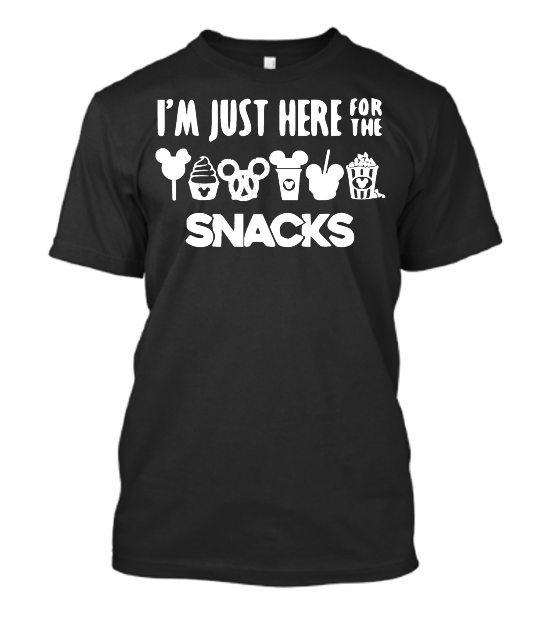 I'm Just Here For The Snacks Family Vacation T-Shirt
