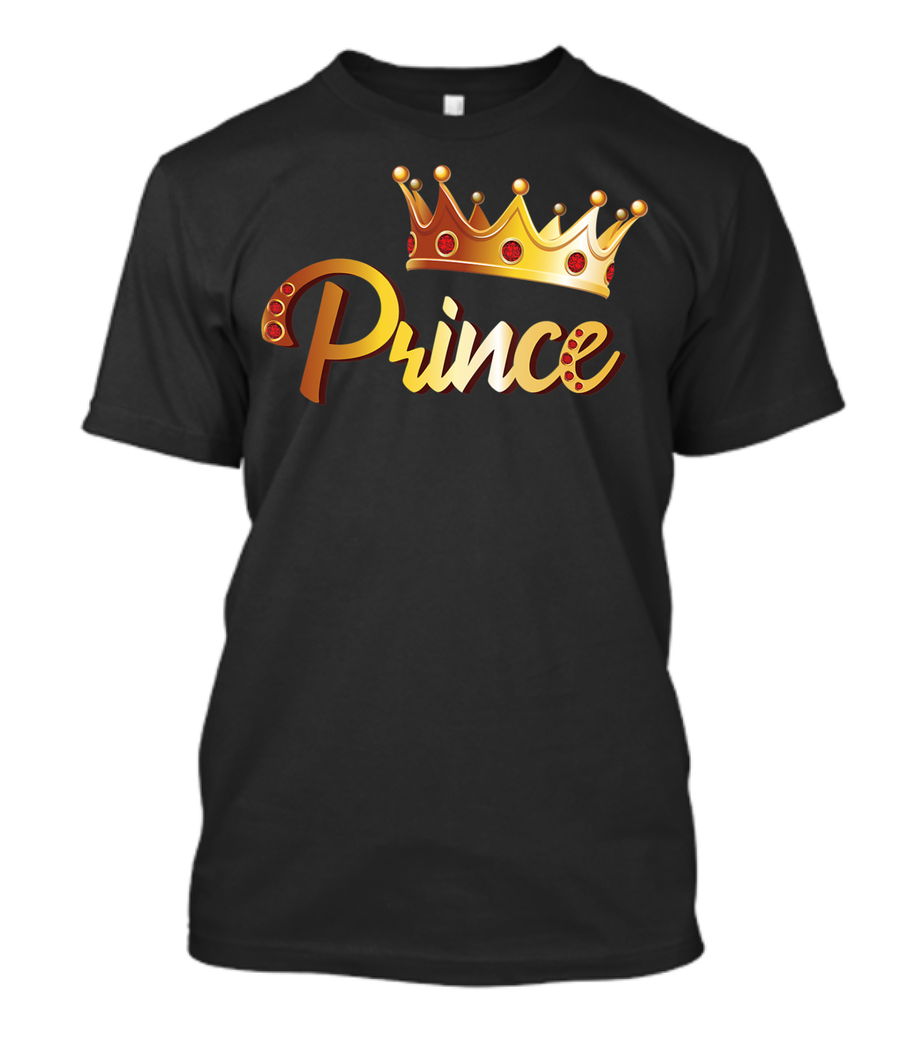 Prince Family Matching Royal Prince Gold Crown T-Shirt