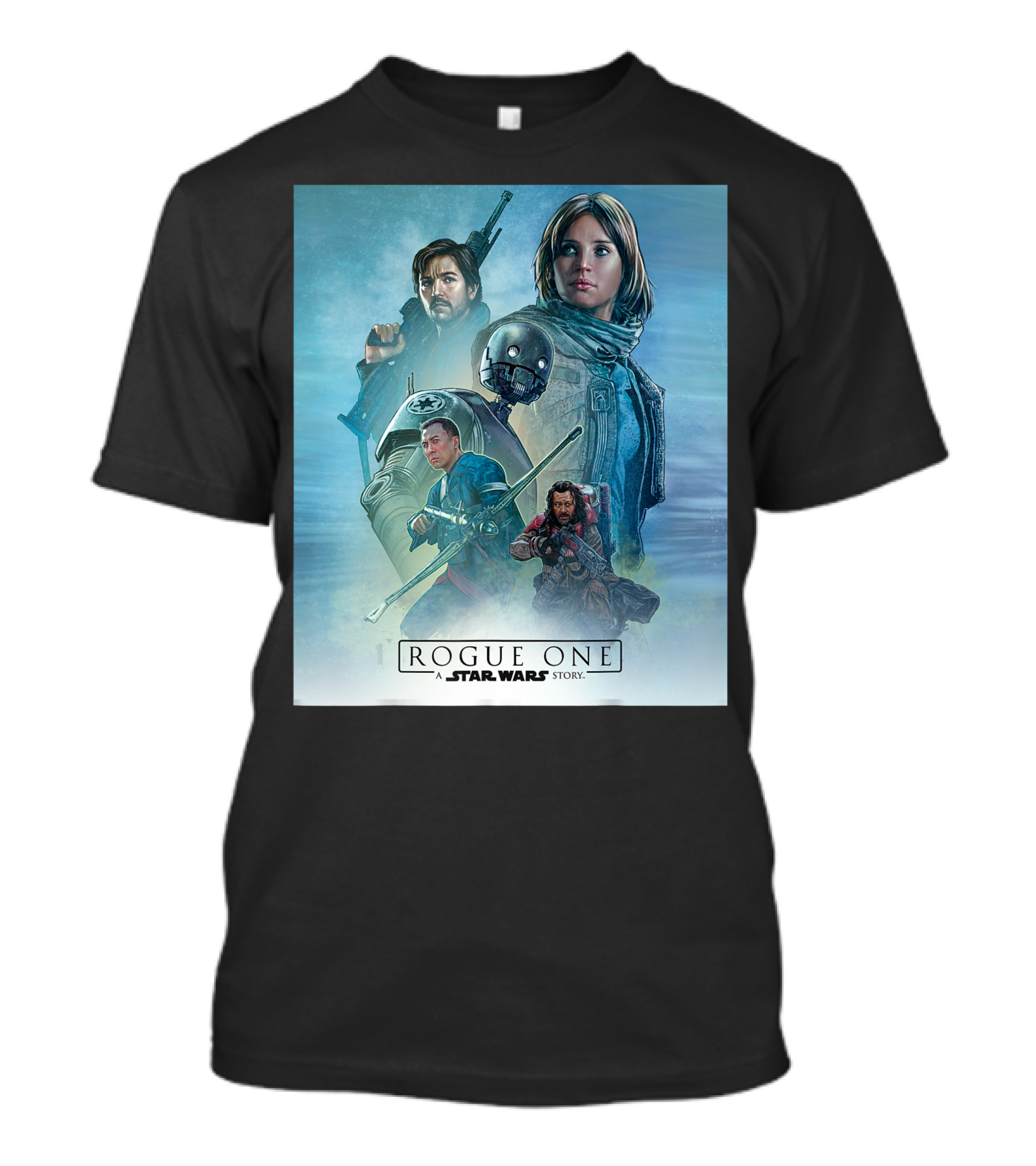 Rogue One A Star Wars Story Celebration Mural T-Shirt