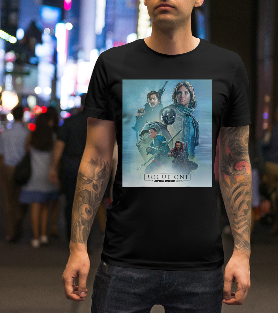 Rogue One A Star Wars Story Celebration Mural T-Shirt