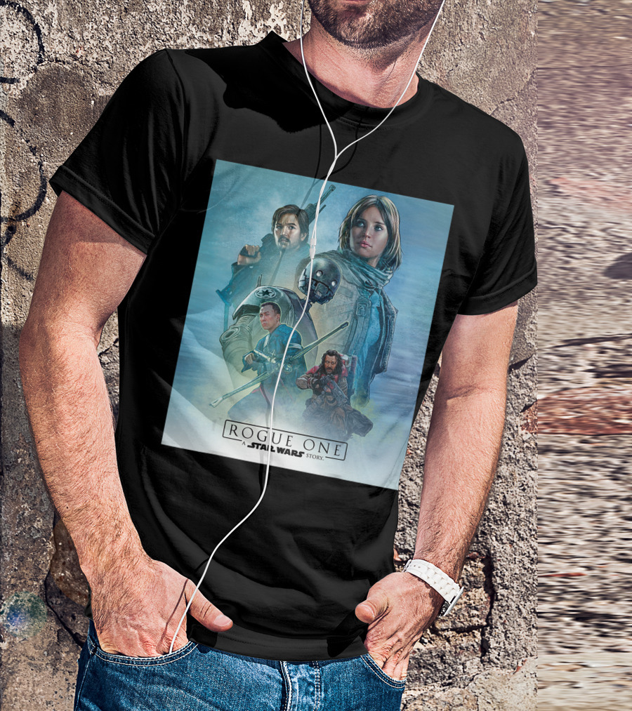 Rogue One A Star Wars Story Celebration Mural T-Shirt