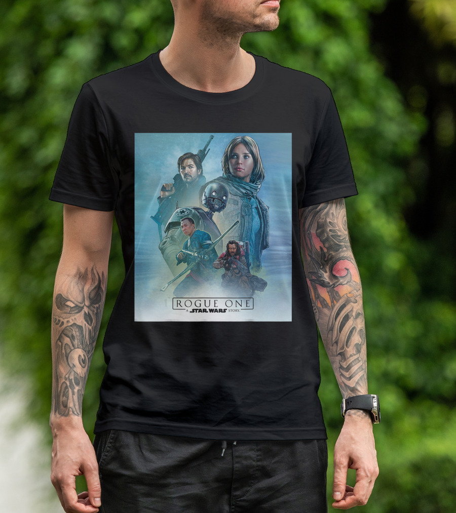 Rogue One A Star Wars Story Celebration Mural T-Shirt