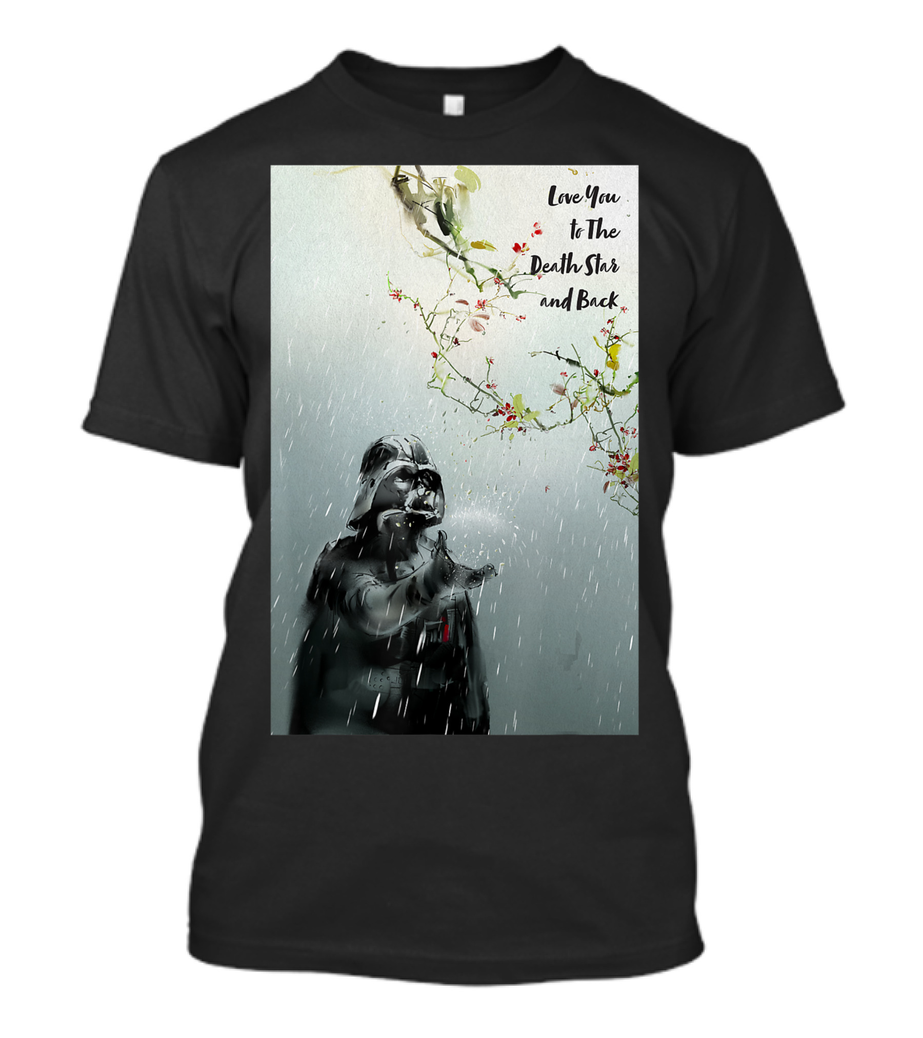 Love You To The Death Star And Back Darth Vader Star Wars T-Shirt