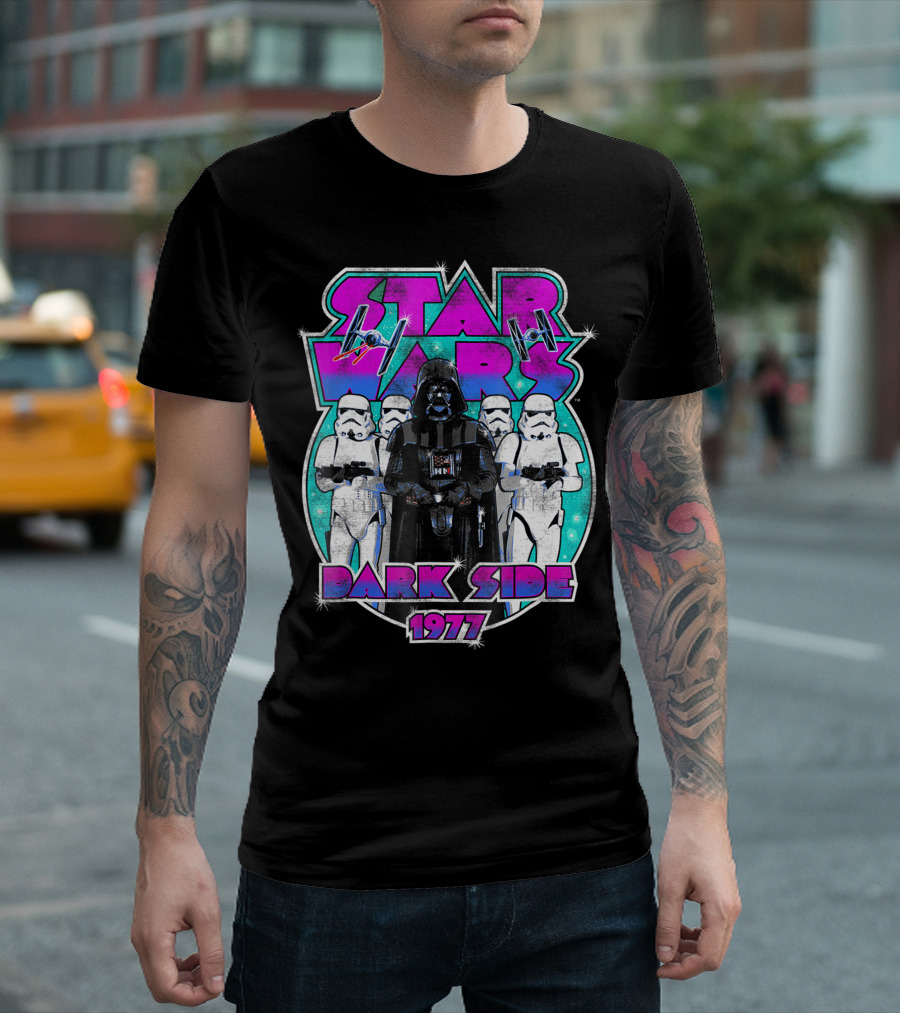 Star Wars Dark Side Darth Vader Trooper 1977 T-Shirt