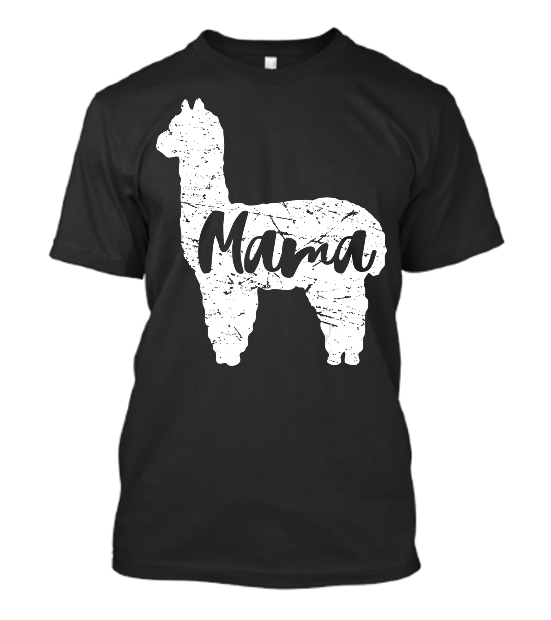 Mama Llama Alpaca Cute Proud Happy T-Shirt