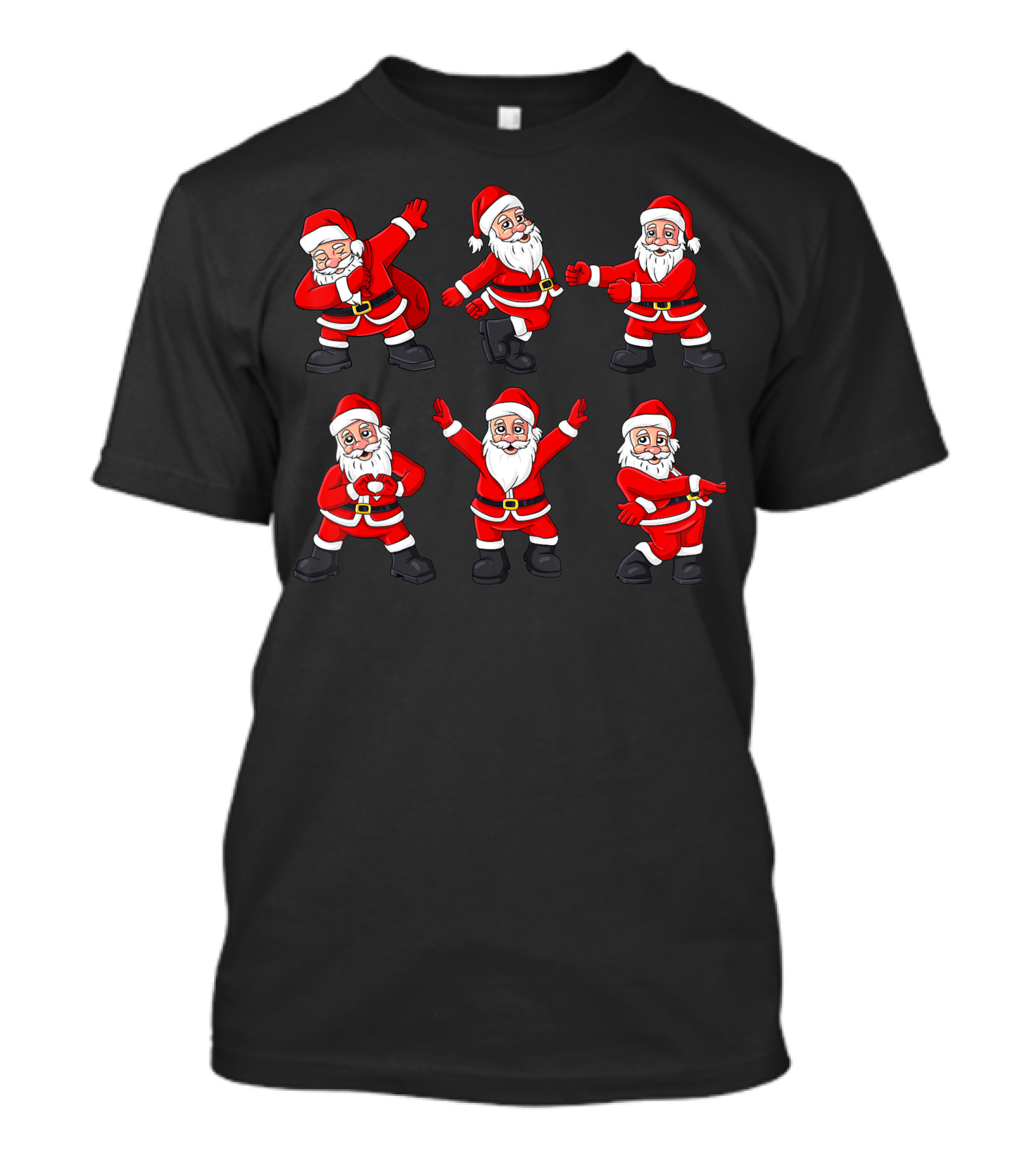 Santa Claus Dancing Challenge Moves Collection T-Shirt
