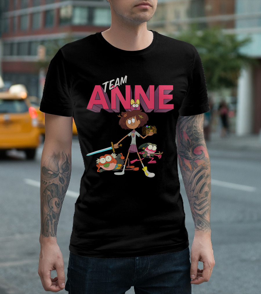 Disney Channel Amphibia Team Anne Characters and Treasure T-Shirt