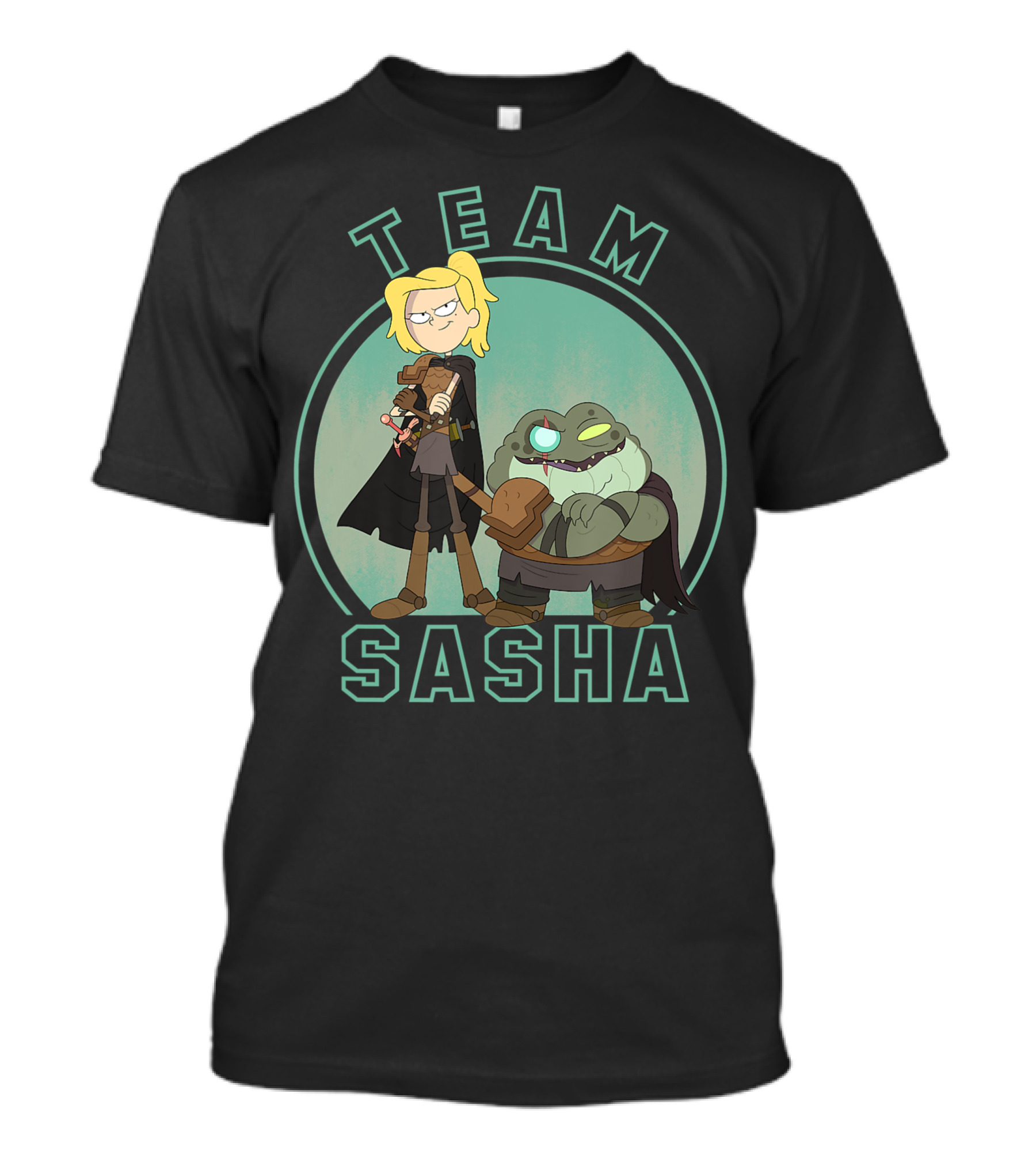Team Sasha Disney Channel Amphibia Character Duo T-Shirt