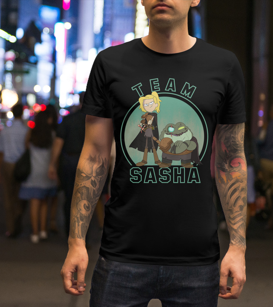 Team Sasha Disney Channel Amphibia Character Duo T-Shirt