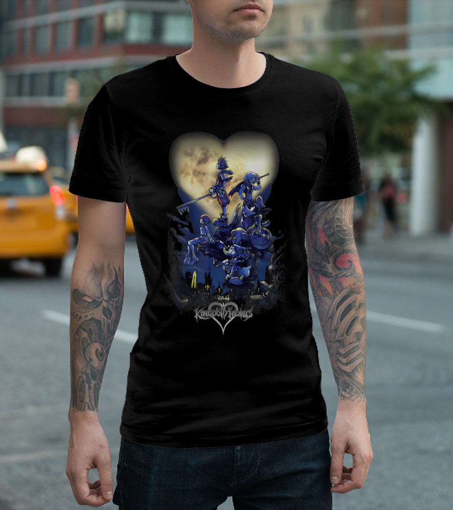 Disney Kingdom Hearts Moonlit Group Adventure T-Shirt