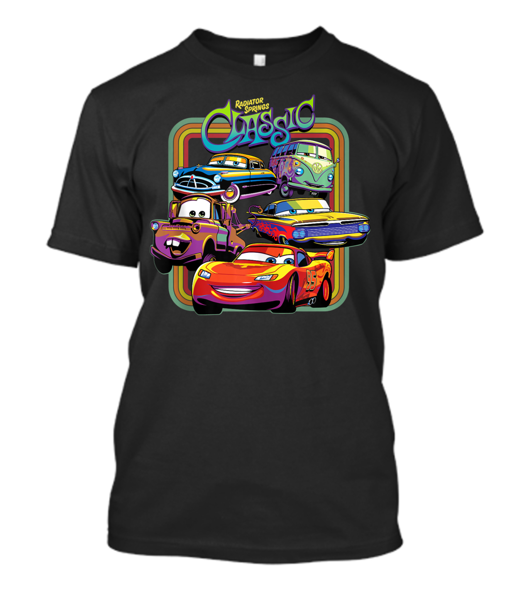 Radiator Springs Classic Disney Pixar Cars 95 Lightning McQueen T-Shirt