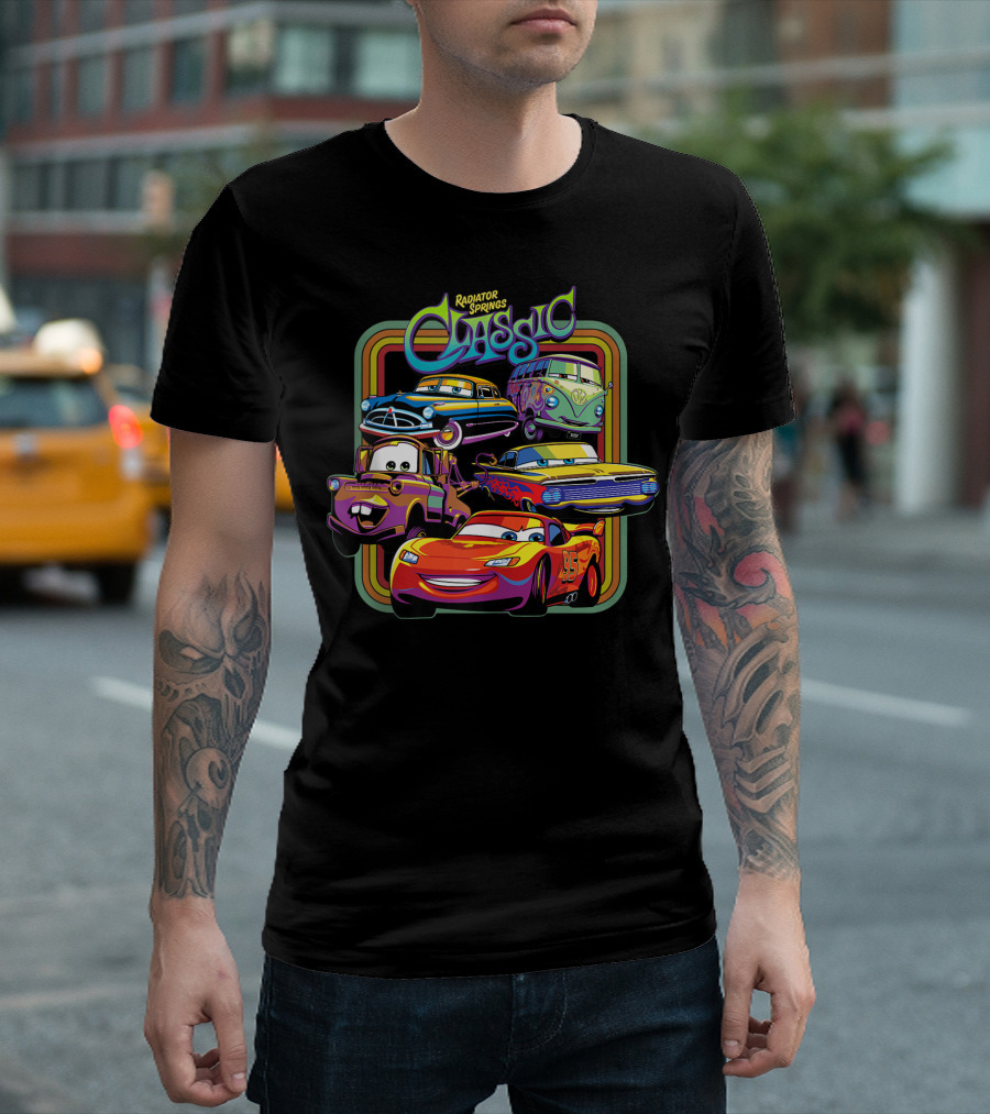 Radiator Springs Classic Disney Pixar Cars 95 Lightning McQueen T-Shirt