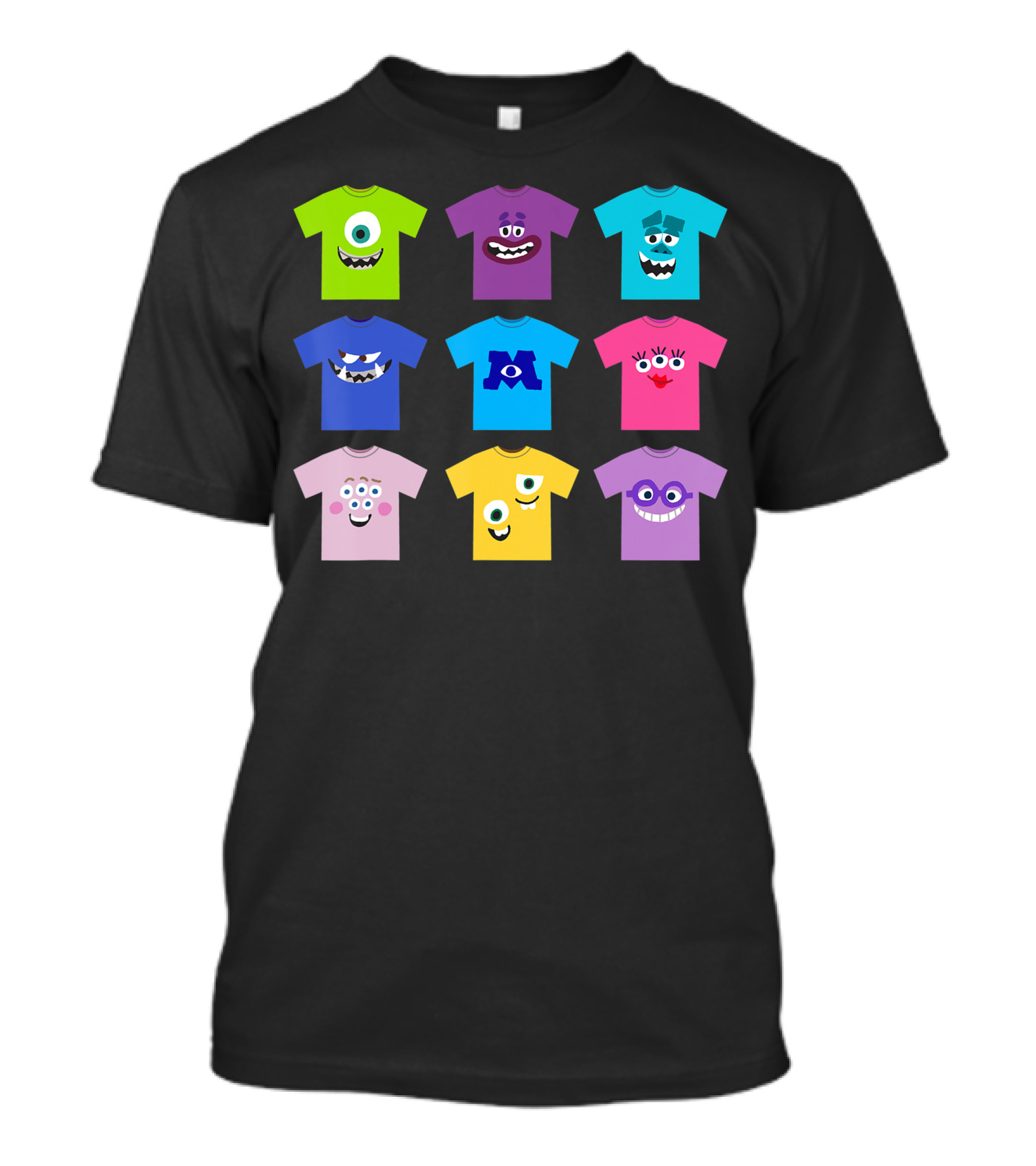 Disney Pixar Monsters University Character Shirts Collection T-Shirt