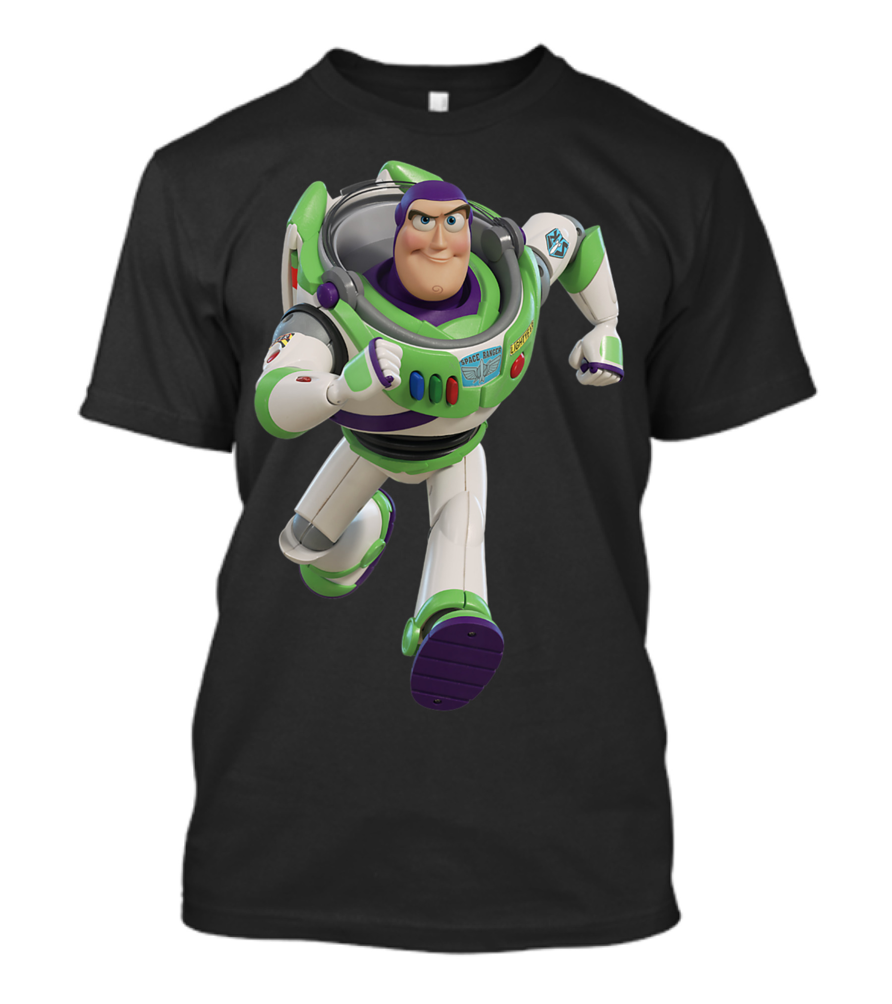 Disney Pixar Toy Story 4 Buzz Lightyear Running Action Hero T-Shirt