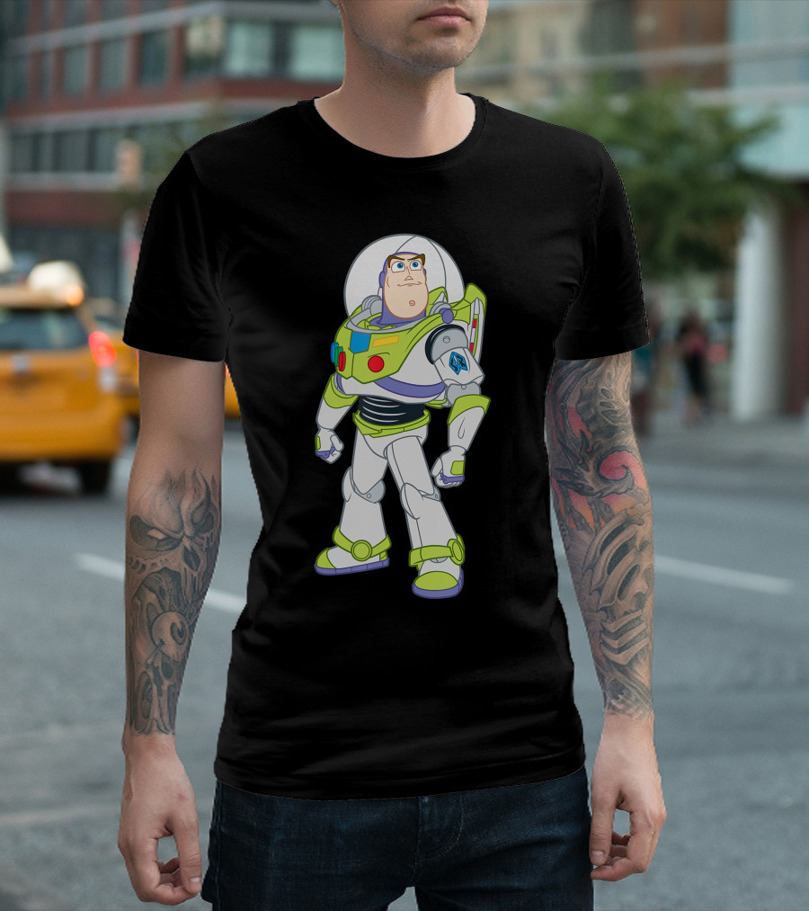 Disney Pixar Toy Story Buzz Lightyear Heroic Standing Pose T-Shirt