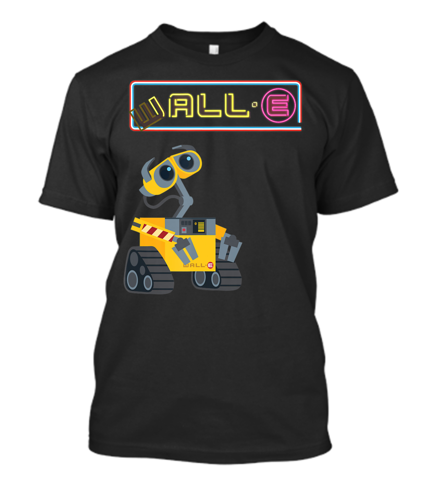 Disney Pixar Wall-E Neon Sign Wall-E T-Shirt