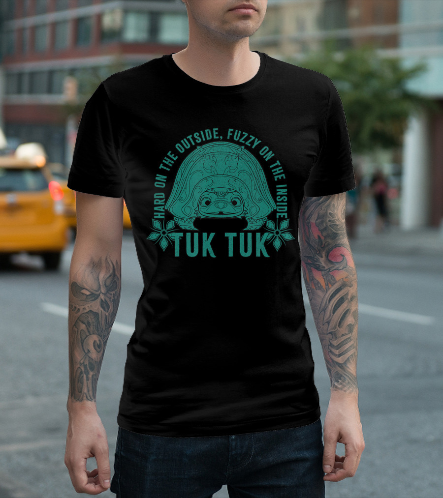 Tuk Tuk Hard on the Outside Fuzzy on the Inside Disney Raya and the Last Dragon T-Shirt