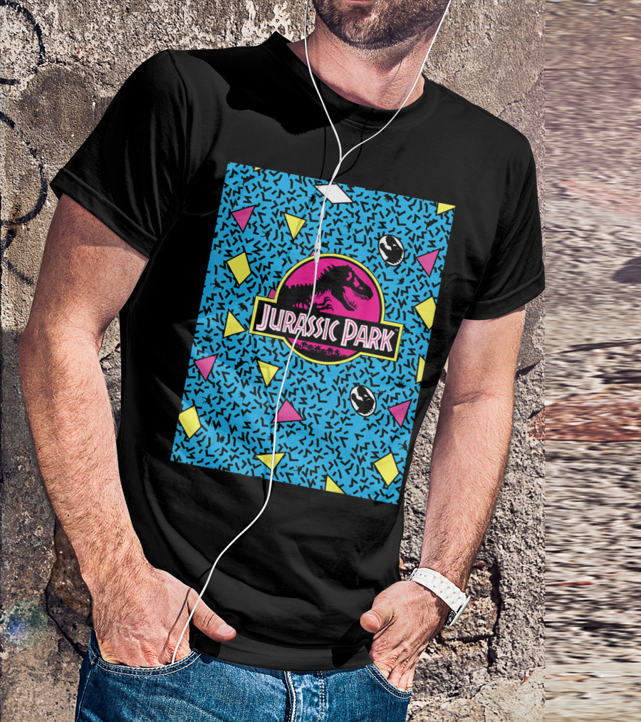 Jurassic Park Retro Colorful 90s T-Shirt