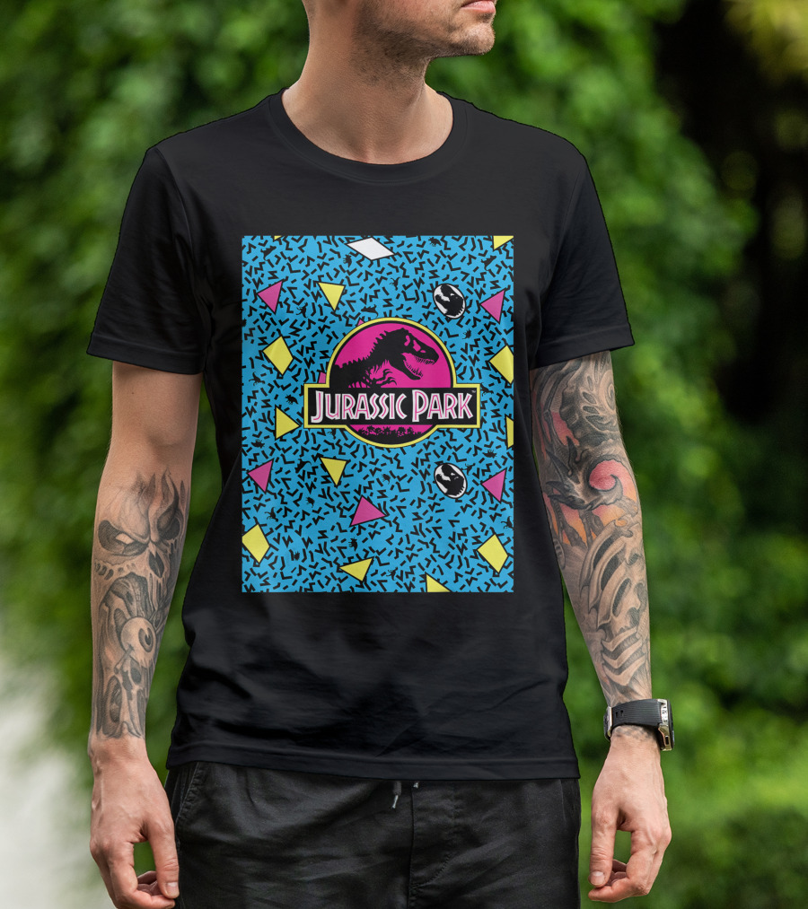 Jurassic Park Retro Colorful 90s T-Shirt