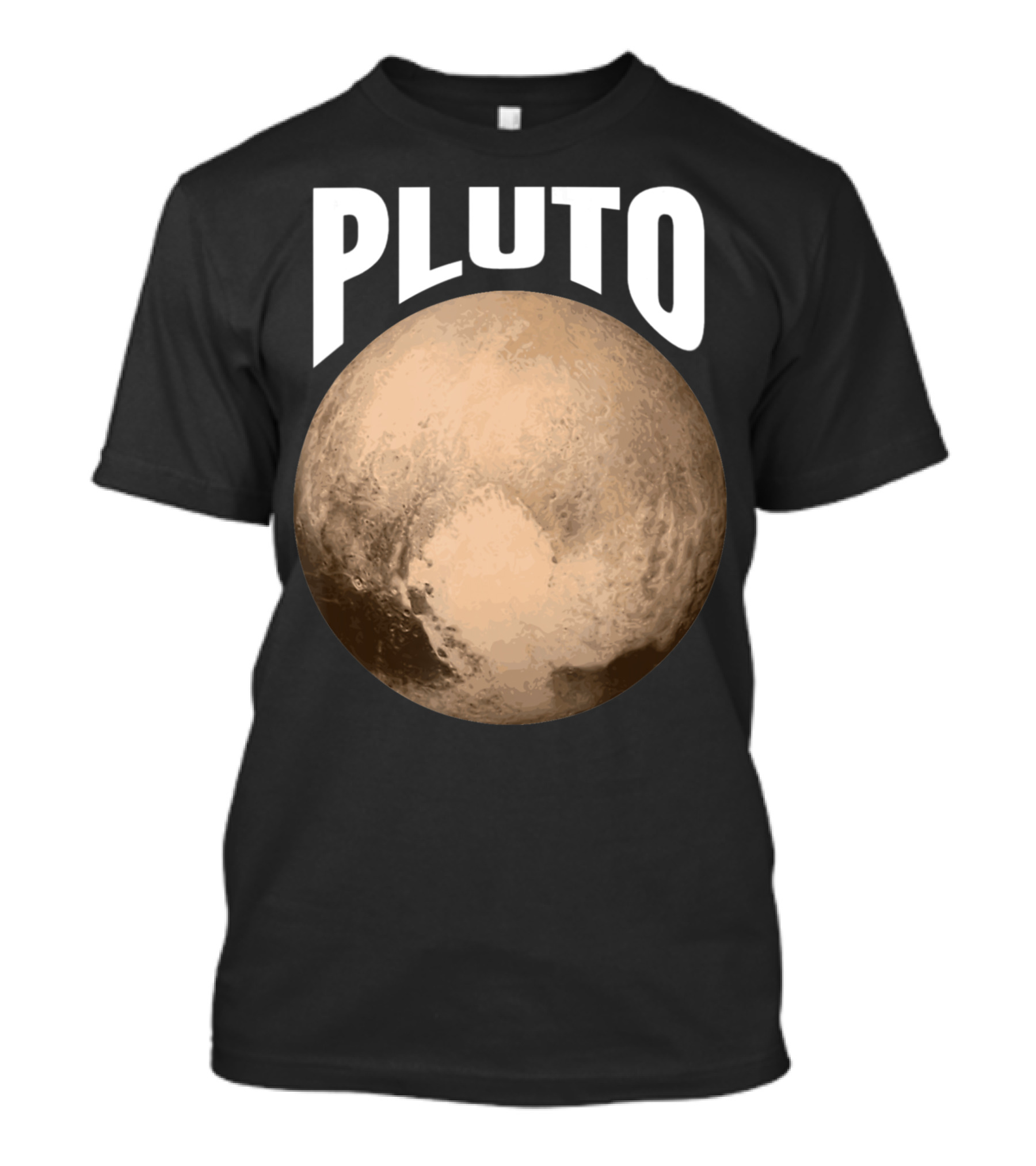 Pluto Solar System Space Planet T-Shirt