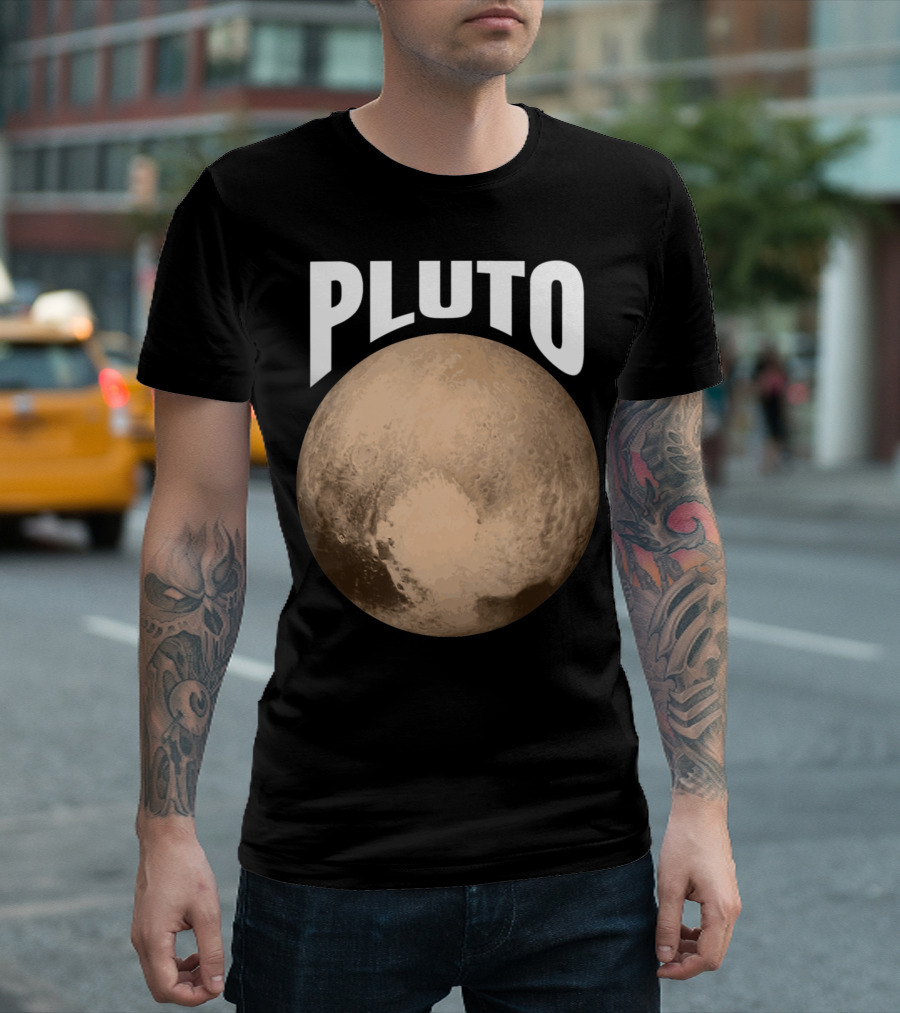 Pluto Solar System Space Planet T-Shirt