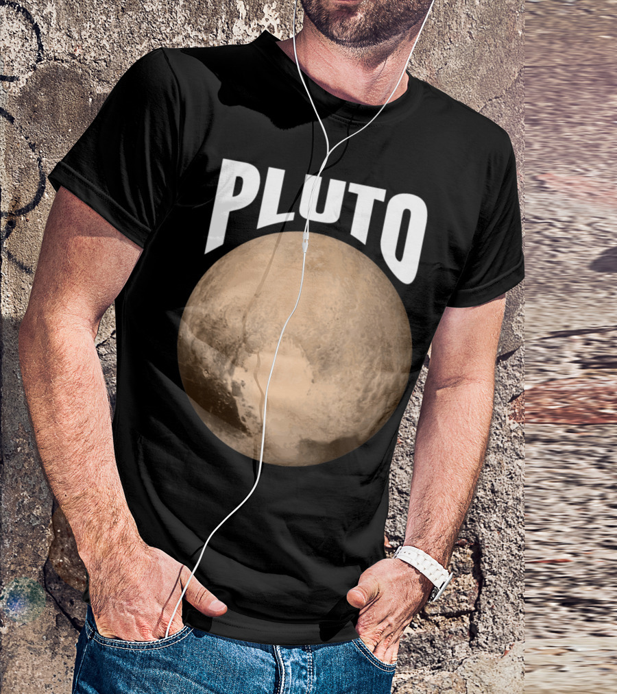 Pluto Solar System Space Planet T-Shirt