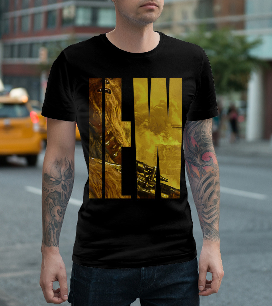 Star Wars Han Solo Movie Chewie Letter Drop IW Image T-Shirt