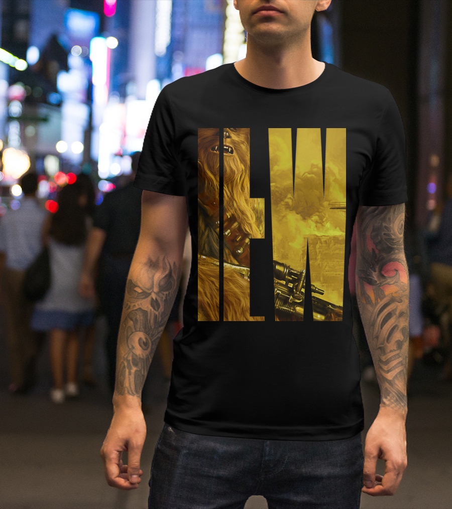 Star Wars Han Solo Movie Chewie Letter Drop IW Image T-Shirt