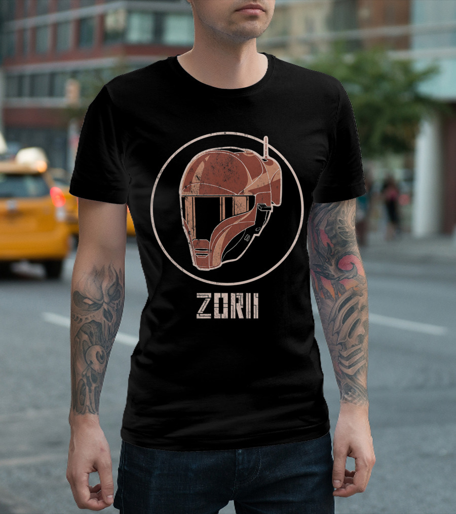 Zorii Star Wars The Rise Of Skywalker Badge Helmet T-Shirt