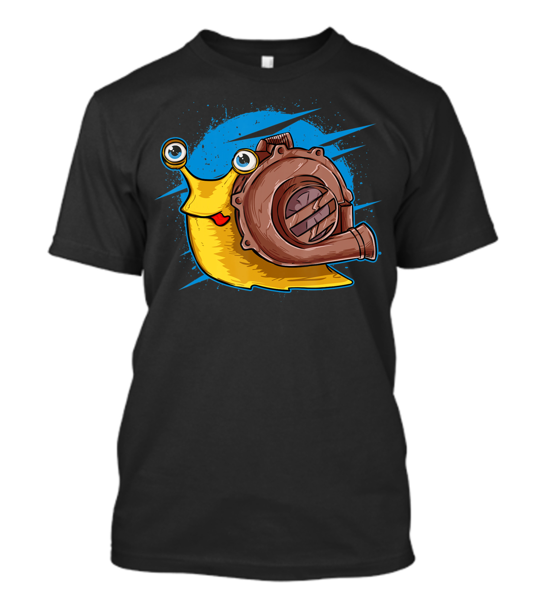 Turbo Snail Boost Steam Punk Car Engine T-Shirt