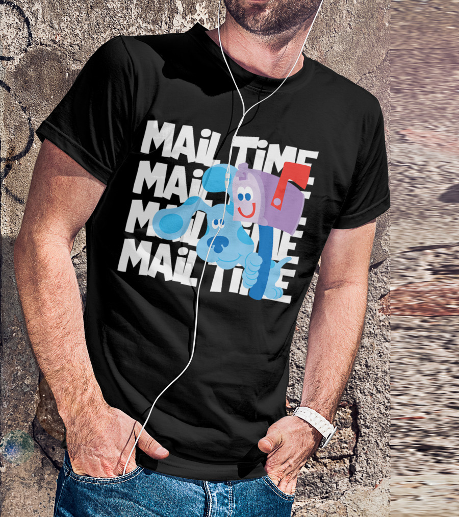 MAIL TIME With Blue's Clues Mailbox And Blue T-Shirt
