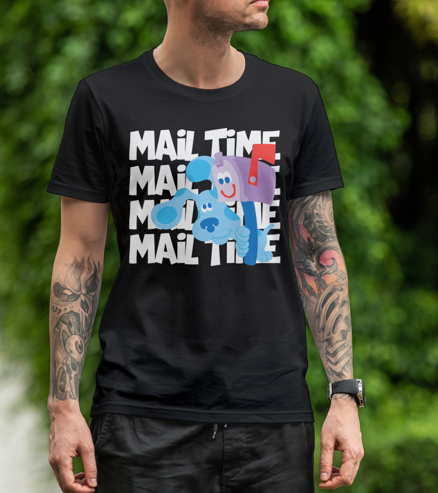 MAIL TIME With Blue's Clues Mailbox And Blue T-Shirt
