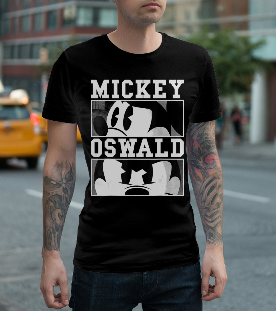 Mickey Oswald Disney Epic Panels T-Shirt
