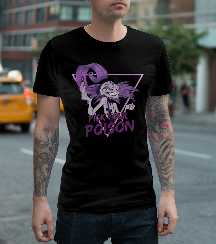 Disney Villains Yzma Pick Your Poison Triangle Purple Potion T-Shirt