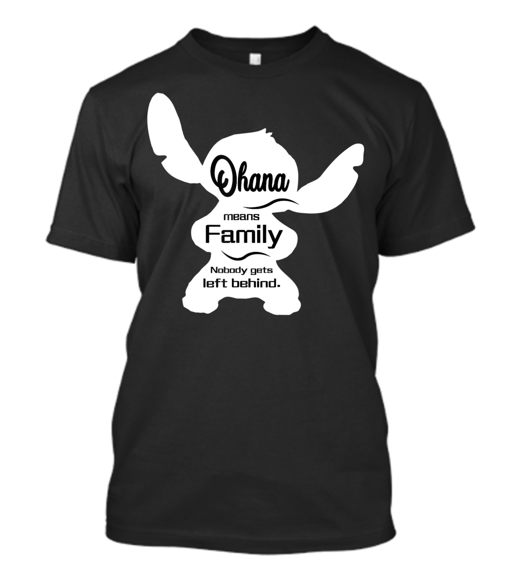 Ohana Means Family Nobody Gets Left Behind Hawaii Love T-Shirt