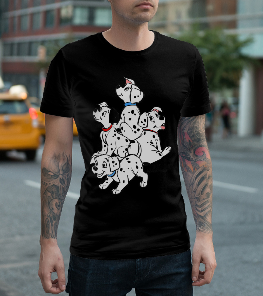 Disney 101 Dalmatians Puppies Group Shot T-Shirt
