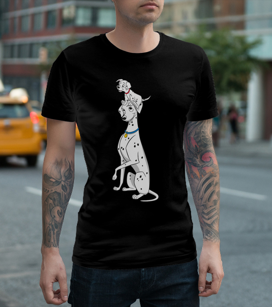 Perdita With Puppy Disney 101 Dalmatians T-Shirt